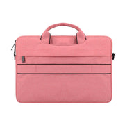 ST02S Water-resistant Tear Resistance Hidden Portable Strap One-shoulder Handbag for 13.3 inch Laptops, with Suitcase Belt(Pink)