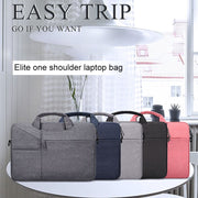 ST02S Water-resistant Tear Resistance Hidden Portable Strap One-shoulder Handbag for 13.3 inch Laptops, with Suitcase Belt(Light Grey)