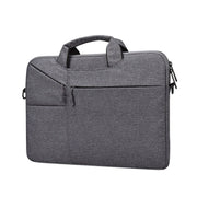 ST02S Water-resistant Tear Resistance Hidden Portable Strap One-shoulder Handbag for 14.1 inch Laptops, with Suitcase Belt(Dark Gray)