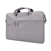 ST02S Water-resistant Tear Resistance Hidden Portable Strap One-shoulder Handbag for 15.6 inch Laptops, with Suitcase Belt(Light Grey)
