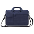ST02S Waterproof Tear Resistance Hidden Portable Strap One-shoulder Handbag for 15.6 inch Laptops, with Suitcase Belt(Navy Blue) - 15.6 - 17 inch by PMC TechLife | Online Shopping South Africa | PMC TechLife | Buy Now Pay Later Mobicred