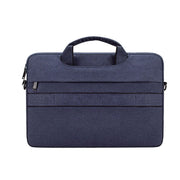 ST02S Water-resistant Tear Resistance Hidden Portable Strap One-shoulder Handbag for 15.6 inch Laptops, with Suitcase Belt(Navy Blue)