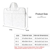 ST06S Water-resistant PU Leather Zipper Hidden Portable Strap One-shoulder Handbag for 13.3 inch Laptops, with Magic Stick & Suitcase Belt (Dark Gray)