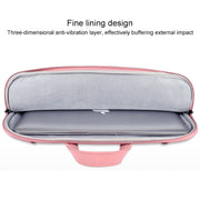 ST06S Water-resistant PU Leather Zipper Hidden Portable Strap One-shoulder Handbag for 13.3 inch Laptops, with Magic Stick & Suitcase Belt (Dark Gray)
