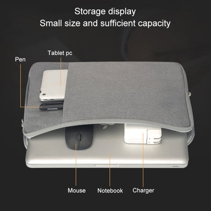 POFOKO C210 15-16 inch Denim Business Laptop Liner Bag(Grey) - 15.6 - 17 inch by POFOKO | Online Shopping South Africa | PMC Jewellery | Buy Now Pay Later Mobicred