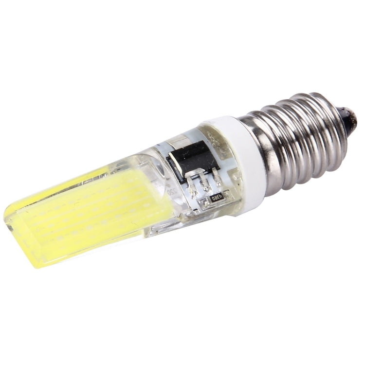 E14 3W 300LM COB LED Light , Silicone Dimmable for Halls / Office / Home, AC 220-240V(White Light) - LED Blubs & Tubes by PMc TechLife | Online Shopping South Africa | PMc TechLife | Buy Now Pay Later Mobicred