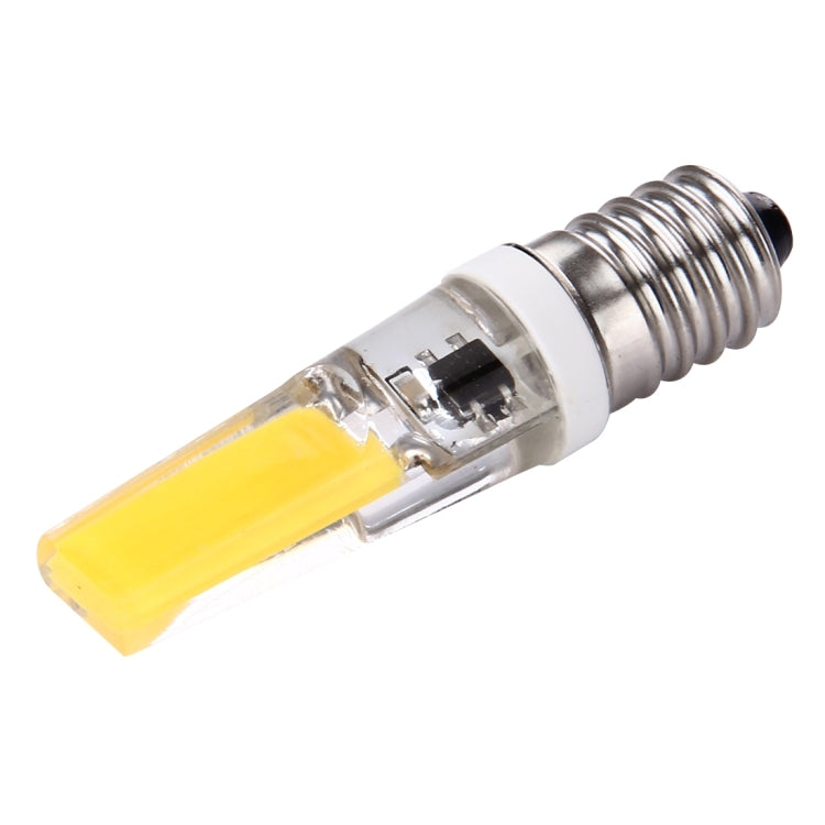 E14 3W 300LM COB LED Light , Silicone Dimmable for Halls / Office / Home, AC 220-240V(Warm White)