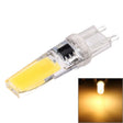G9 3W 300LM COB LED Light , Silicone Dimmable for Halls / Office / Home, AC 220-240V, Transparent Plug(Warm White) - LED Blubs & Tubes by PMc TechLife | Online Shopping South Africa | PMc TechLife | Buy Now Pay Later Mobicred