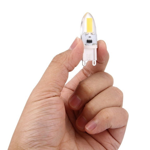 3W COB LED Light, G9 300LM Silicone Dimmable SMD 1505 for Halls / Office / Home, AC 220-240V(Warm White)
