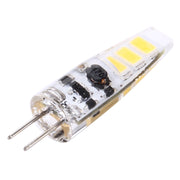 G4 2W 100LM Corn Light Bulb, 6 LED SMD 5730 Silicone, DC 12V(Warm White)