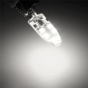 G4 2W 180LM Corn Light Bulb, 12 LED SMD 2835 Silicone, DC 12V, Small Size: 4.1x1x1cm(White Light)