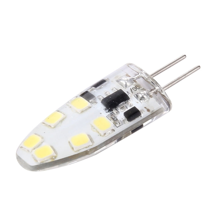 G4 2W 180LM Corn Light Bulb, 12 LED SMD 2835 Silicone, DC 12V, Big Size: 3.9x1.4x0.9cm(White Light) - LED Blubs & Tubes by PMc TechLife | Online Shopping South Africa | PMc TechLife | Buy Now Pay Later Mobicred