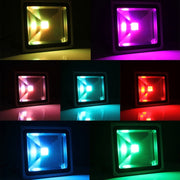 20W IP65 Water-resistant Colorful LED Floodlight L, 1500LM with Remote Control, AC 110-265V