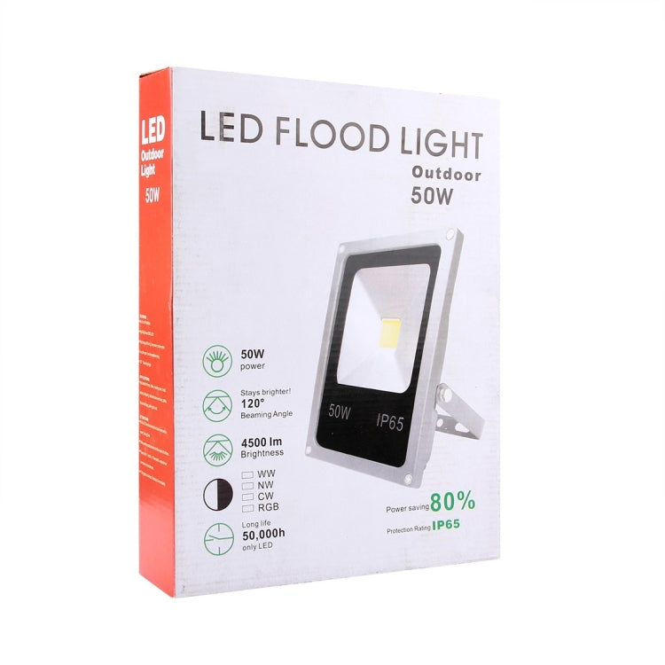 50W IP65 Water-resistant White Light LED Floodlight, 4500LM LED Light, AC 85-265V(Warm White)