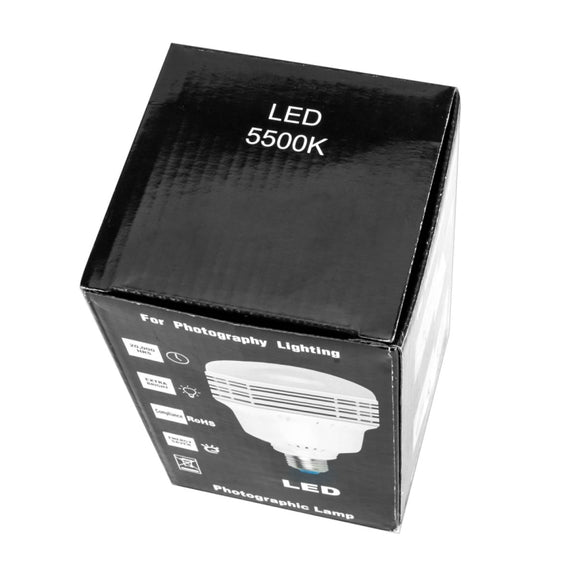 MANTOO PGL25 25W 120V 5500K 2990LM LED Light Bulb for Photography Lighting