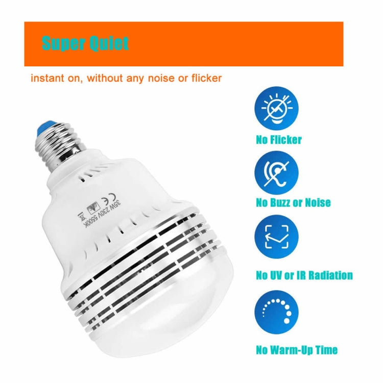MANTOO PGL35 35W 120V 5500K 3900LM LED Light Bulb for Photography Lighting - free shipping - PMC Jewellery - Order now!
