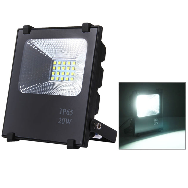 20W IP65 Water-resistant LED Floodlight, 2700-6500K SMD-5054 Lamp, AC 85-265V(White Light)