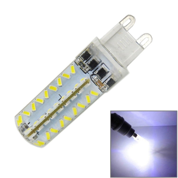 G9 5W 450LM 72 LED SMD 3014 Dimmable Silicone Corn Light Bulb,  AC 110V (White Light) - LED Blubs & Tubes by PMc TechLife | Online Shopping South Africa | PMc TechLife | Buy Now Pay Later Mobicred