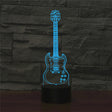 Five-string Guitar Shape 3D Colorful LED Vision Light Table Lamp, Charging Touch Version - Novelty Lighting by PMC TechLife | Online Shopping South Africa | PMC TechLife | Buy Now Pay Later Mobicred
