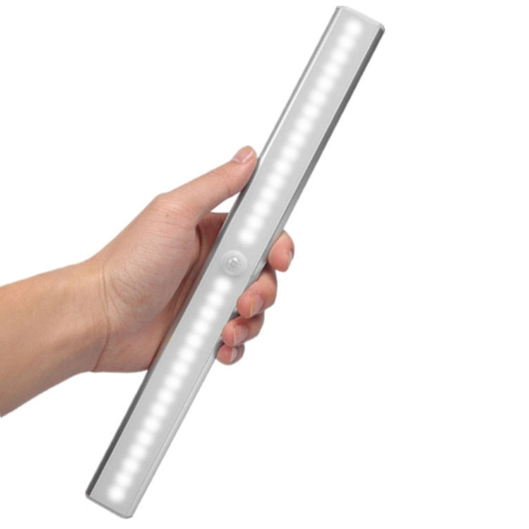 2.8W 20 LEDs White Light Wide Screen Intelligent Human Body Sensor Light LED Corridor Cabinet Light, USB Charging Version - Sensor LED Lights by PMC Jewellery | Online Shopping South Africa | PMC Jewellery | Buy Now Pay Later Mobicred