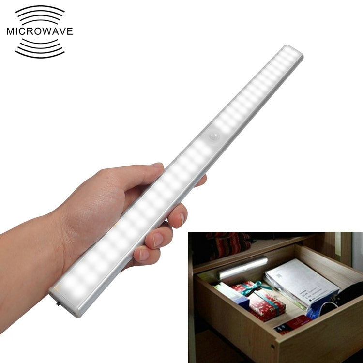 2.8W 40 LEDs White Light Wide Screen Intelligent Human Body Sensor Light LED Corridor Cabinet Light, USB Charging Version - Sensor LED Lights by PMC Jewellery | Online Shopping South Africa | PMC Jewellery | Buy Now Pay Later Mobicred