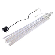 50cm 8 Tubes DIP Meteor Rain Light, LED Decorative Light, Tube Diameter: 1.2cm, AC 100-240V, US, EU Plug Optional(White Light)