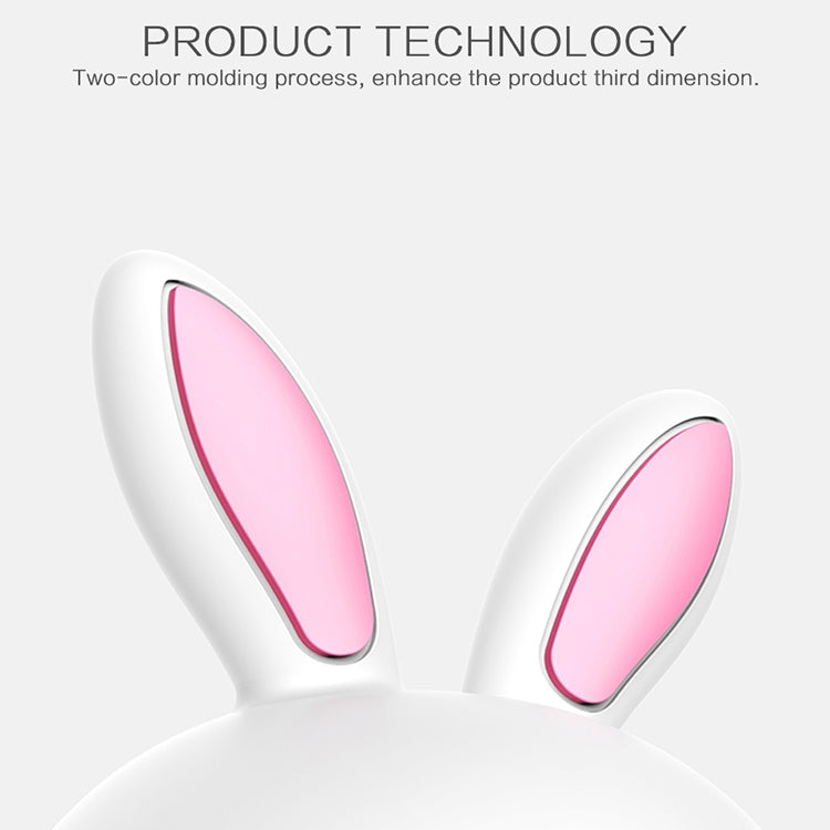 Happy Rabbit Creative Touch 3D LED Decorative Night Light, AAA Battery Version (Pink) - Night Lights by PMC TechLife | Online Shopping South Africa | PMC TechLife