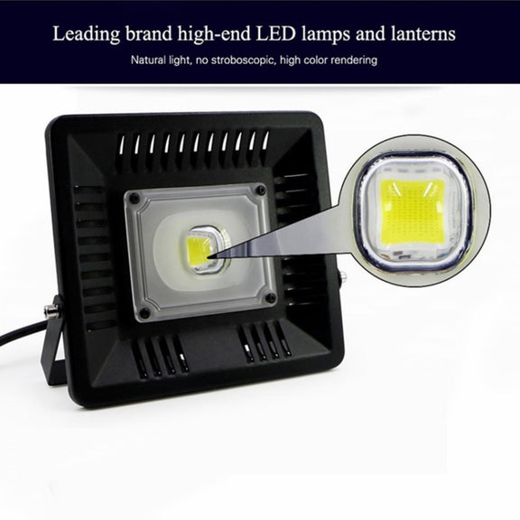 30W Water-resistant 3000K Warm White Light LED Floodlight Lamp, Luminous Flux: > 2400LM, PF > 0.9, RA > 80, AC 90-140V