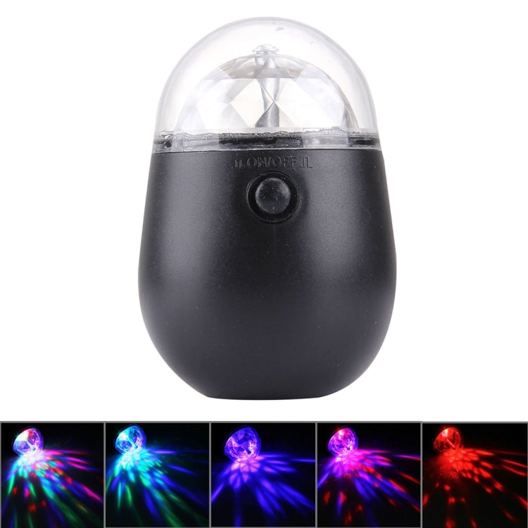 3W Mini 3ATM  water resistant  Rotating Magic Ball LED Stage Light, with Bicycle Mount - free shipping - PMc TechLife - Order now!