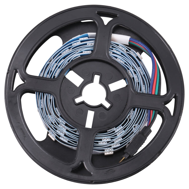 Bare Board 5050 SMD RGB LED Rope Light, 30 LED/m, Length: 2m, 12V 2A 100-240V, with 24-key Remote Control(UK Plug) - Bare Board Light by PMC TechLife | Online Shopping South Africa | PMC TechLife | Buy Now Pay Later Mobicred