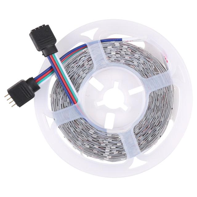 Bare Board 2835 SMD RGB LED Rope Light, 60 LED/m, Length: 5m, 12V 2A 100-240V, with 44-key Remote Control (EU Plug)