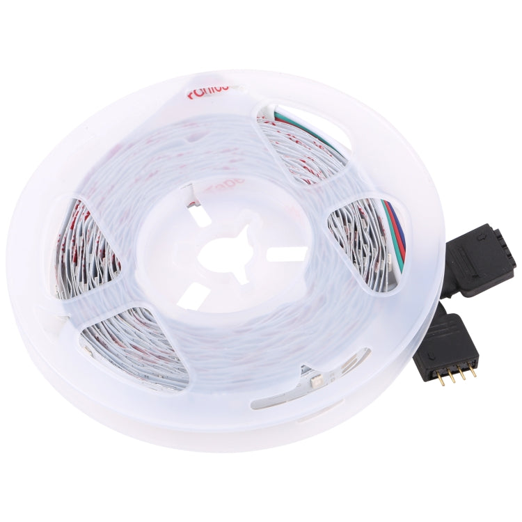 Bare Board 2835 SMD RGB LED Rope Light, 60 LED/m, Length: 5m, 12V 2A 100-240V, with 44-key Remote Control (EU Plug) - Bare Board Light by PMC Jewellery | Online Shopping South Africa | PMC Jewellery | Buy Now Pay Later Mobicred