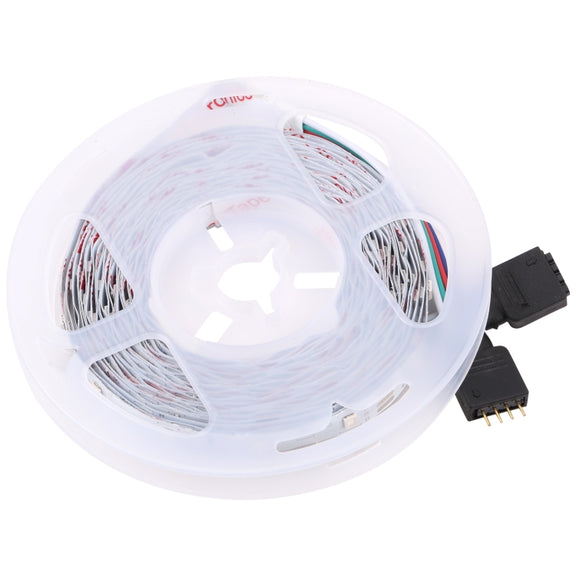 Bare Board 2835 SMD RGB LED Rope Light, 60 LED/m, Length: 5m, 12V 2A 100-240V, with 44-key Remote Control (US Plug)