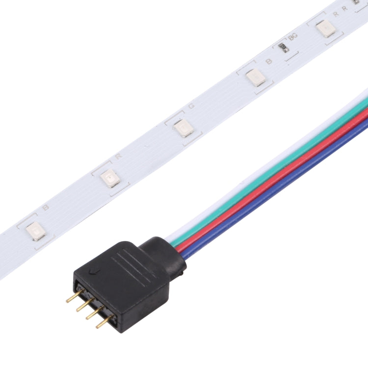 Bare Board 2835 SMD RGB LED Rope Light, 60 LED/m, Length: 5m, 12V 2A 100-240V, with 44-key Remote Control (EU Plug) - Bare Board Light by PMC Jewellery | Online Shopping South Africa | PMC Jewellery | Buy Now Pay Later Mobicred