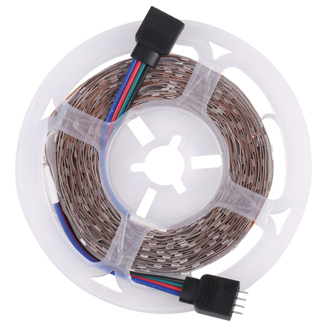 Bare Board 2835 SMD RGB LED Rope Light, 60 LED/m, Length: 5m, 12V 2A 100-240V, with 24-key Remote Control(US Plug)