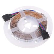 Bare Board 2835 SMD RGB LED Rope Light, 60 LED/m, Length: 5m, 12V 2A 100-240V, with 24-key Remote Control(UK Plug)