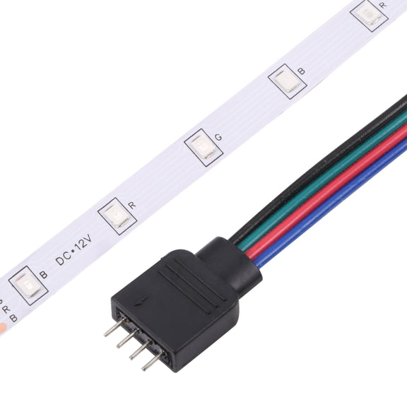 Bare Board 2835 SMD RGB LED Rope Light, 60 LED/m, Length: 5m, 12V 2A 100-240V, with 24-key Remote Control(AU Plug)