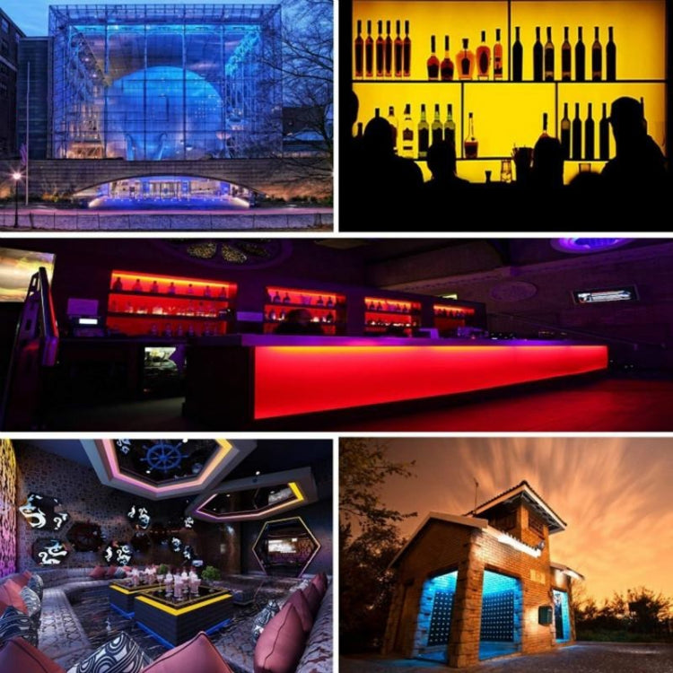 Smart Bluetooth APP Control Bare Board 2835 SMD RGB LED Rope Light, 60 LED/m, Length: 5m, 12V 2A 100-240V(AU Plug)