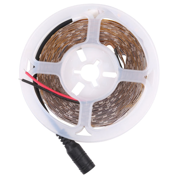 Bare Board 2835 SMD Dimmable White Light / Warm Light LED Rope Light, 60 LED/m, Length: 5m, 12V 2A 100-240V(UK Plug)