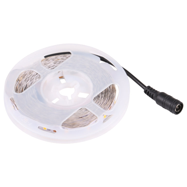 Bare Board 2835 SMD Dimmable White Light / Warm Light LED Rope Light, 60 LED/m, Length: 5m, 12V 2A 100-240V(UK Plug)