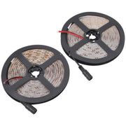 2pcs Bare Board 2835 SMD Dimmable White Light / Warm Light LED Rope Light, 60 LED/m, Length: 5m, 12V 2A 100-240V(AU Plug)