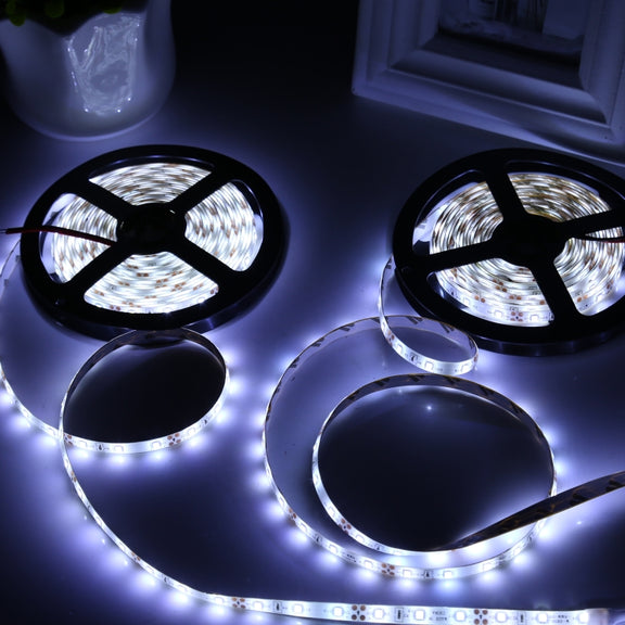 2pcs Bare Board 2835 SMD Dimmable White Light / Warm Light LED Rope Light, 60 LED/m, Length: 5m, 12V 2A 100-240V(AU Plug)