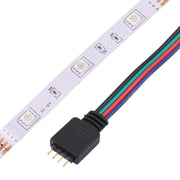 2pcs Bare Board 5050 SMD RGB LED Rope Light, 30 LED/m, Length: 5m, 12V 2A 100-240V, with 24 Keys Doodle Controller (UK Plug)