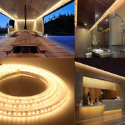 2pcs Bare Board 5050 SMD RGB LED Rope Light, 30 LED/m, Length: 5m, 12V 2A 100-240V, with 24 Keys Doodle Controller (UK Plug)