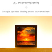 Dimming Warm White Light Photo Frame LED Decoration Light, Remote Control Creative Night Light Lamp Novelty Gift
