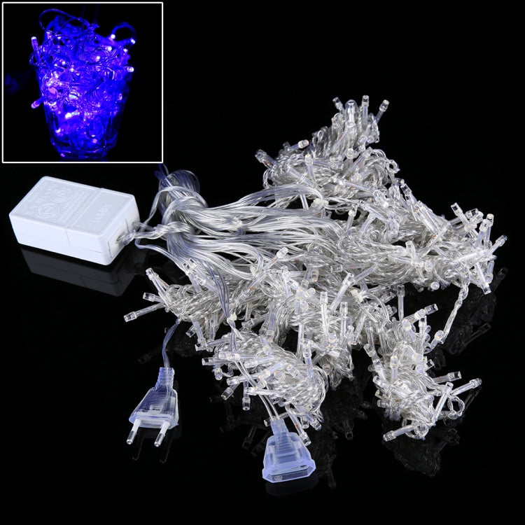 3m(Length) x 3m(Height) Blue Light LED Decoration Light, 300 LEDs Curtain String Light with End Joint & Multi-function Controller & Memory Waterproof, EU Plug, AC 220V(Blue Light) - Holiday Lights by PMc TechLife | Online Shopping South Africa | PMc TechLife | Buy Now Pay Later Mobicred