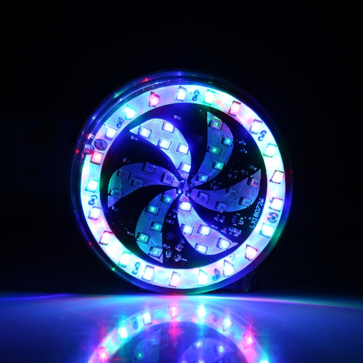 65 LEDs SMD 2835 Motorcycle Modified Windmill Angel Eyes RGB Light Fire Wheel Light Styling Flash Atmosphere Lamp, Diameter: 8.3cm, DC 12V - Ornamental Parts by PMC TechLife | Online Shopping South Africa | PMC TechLife | Buy Now Pay Later Mobicred