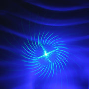 15W Colorful Water Wave LED Laser Light , Fantastic and Romantic Star Light Lamp Family Decoration Light KTV Disco Pub Party Atmosphere Light with Holder & Sound Activated & Automatic Play & Manual Remote Control Function