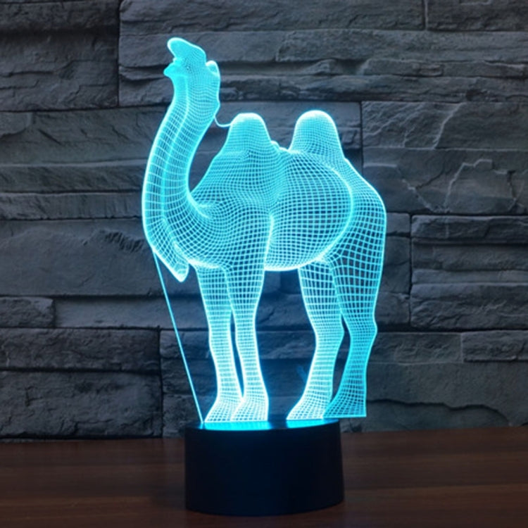 Camel Style 3D Touch Switch Control LED Light , 7 Color Discoloration Creative Visual Stereo Lamp Desk Lamp Night Light - Novelty Lighting by PMC TechLife | Online Shopping South Africa | PMC TechLife | Buy Now Pay Later Mobicred