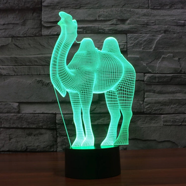 Camel Style 3D Touch Switch Control LED Light , 7 Color Discoloration Creative Visual Stereo Lamp Desk Lamp Night Light - Novelty Lighting by PMC TechLife | Online Shopping South Africa | PMC TechLife | Buy Now Pay Later Mobicred